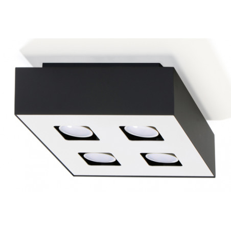 Plafonas MONO 4 juodas - 1 - 47,86 €