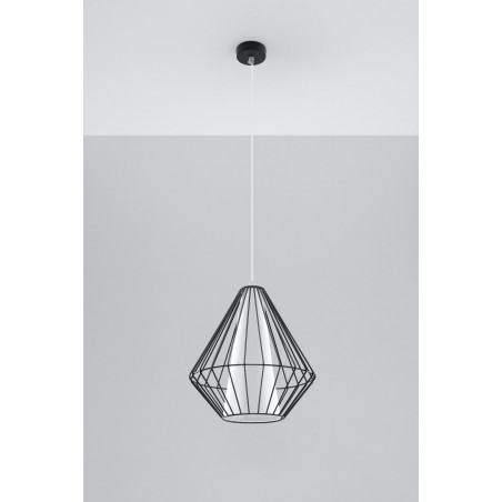 Pakabinamas šviestuvas DEMI juodas - 2 - 49,46 €