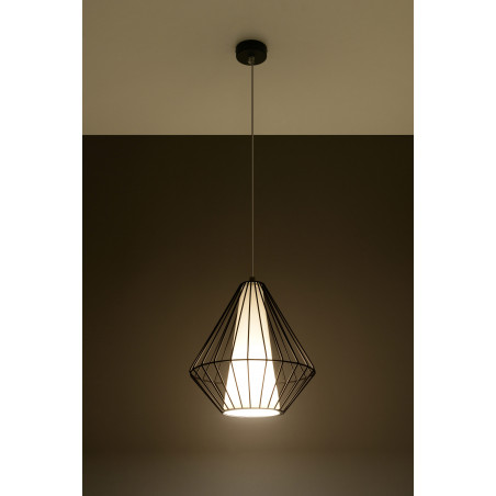 Pakabinamas šviestuvas DEMI juodas - 3 - 49,46 €