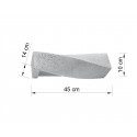 Sieninis šviestuvas SIGMA betono - 2 - 49,82 €