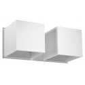 Sieninis šviestuvas QUAD 2 baltas - 1 - 49,82 €