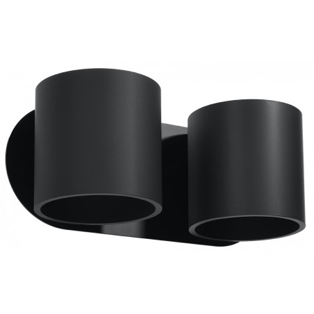 Sieninis šviestuvas ORBIS 2 juodas - 1 - 49,82 €