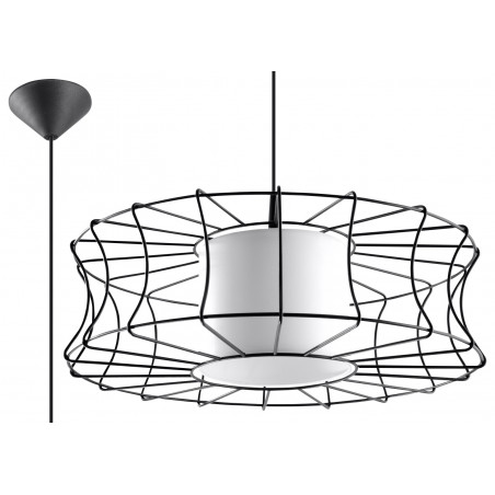 Pakabinamas šviestuvas SALERNO juodas - 1 - 51,12 €