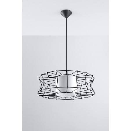 Pakabinamas šviestuvas SALERNO juodas - 2 - 51,12 €