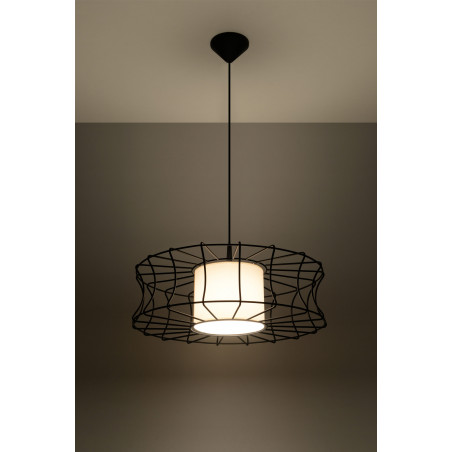 Pakabinamas šviestuvas SALERNO juodas - 3 - 51,12 €