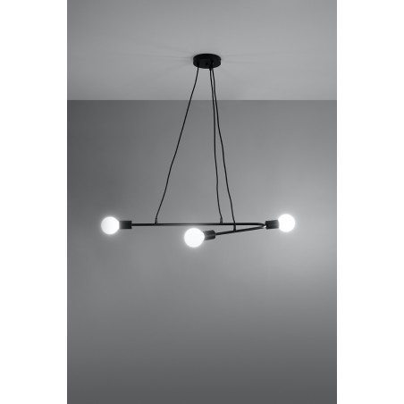 Pakabinamas šviestuvas ASTRAL 3 juodas - 3 - 51,55 €