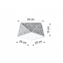 Plafonas HEXA 25 sidabro - 3 - 51,82 €