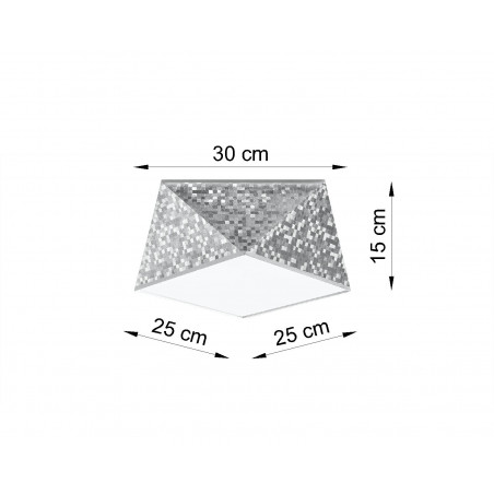 Plafonas HEXA 25 sidabro - 3 - 51,82 €