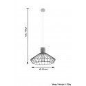 Pakabinamas šviestuvas NELSON - 4 - 52,05 €