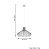 Pakabinamas šviestuvas NELSON - 4 - 52,05 €