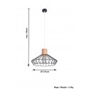 Pakabinamas šviestuvas LORA - 4 - 52,05 €