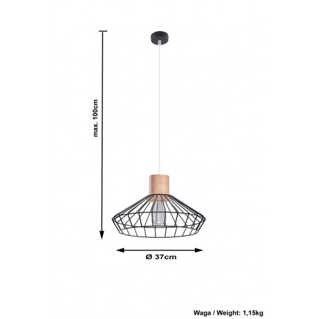 Pakabinamas šviestuvas LORA - 4 - 52,05 €