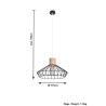 Pakabinamas šviestuvas LORA - 4 - 52,05 €