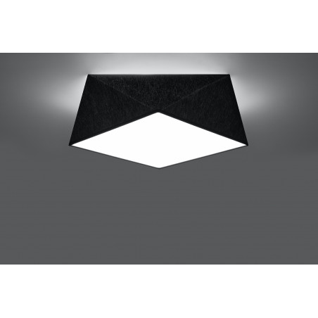 Plafonas HEXA 35 juodas - 3 - 57,80 €