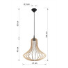 Pakabinamas šviestuvas ELZA - 2 - 59,77 €