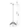 Pakabinamas šviestuvas UMB juodas - 2 - 62,77 €