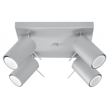 Lubinis šviestuvas RING 4 pilkas - 1 - 63,38 €