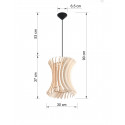 Pakabinamas šviestuvas ORIANA - 2 - 64,76 €