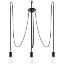 Pakabinamas šviestuvas EDISON 3 juodas - 1 - 66,86 €