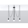 Pakabinamas šviestuvas EDISON 3 juodas - 2 - 66,86 €