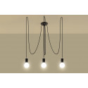 Pakabinamas šviestuvas EDISON 3 juodas - 3 - 66,86 €