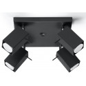 Plafonas MERIDA 4 juodas - 1 - 72,94 €