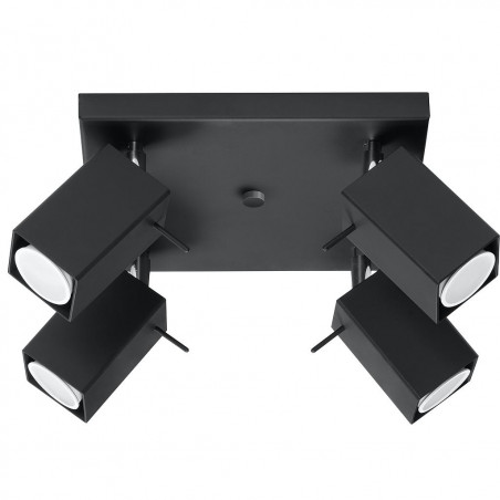 Plafonas MERIDA 4 juodas - 5 - 72,94 €
