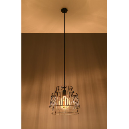 Pakabinamas šviestuvas GATE juodas - 3 - 76,71 €