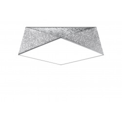 Plafonas HEXA 45 sidabro - 1 - 76,71 €
