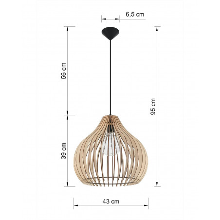 Pakabinamas šviestuvas APRILLA - 2 - 77,72 €