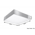 Plafonas HORUS 45 pilkas - 5 - 80,34 €