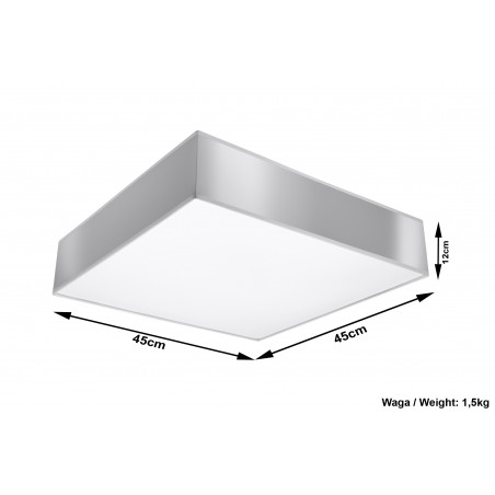 Plafonas HORUS 45 pilkas - 5 - 80,34 €