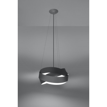 Pakabinamas šviestuvas MOBIUS pilkas - 3 - 86,22 €