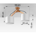 Plafonas LEGNO 2 - 4 - 94,66 €