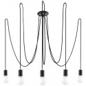 Pakabinamas šviestuvas EDISON 5 juodas - 1 - 104,18 €