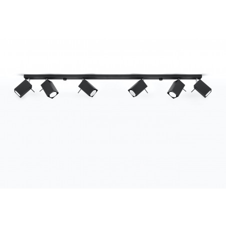Lubinis šviestuvas MERIDA 6L juodas - 2 - 126,54 €