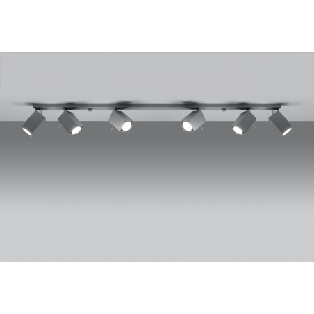 Lubinis šviestuvas MERIDA 6L pilkas - 3 - 126,54 €