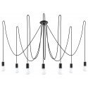 Pakabinamas šviestuvas EDISON 7 juodas - 1 - 131,51 €