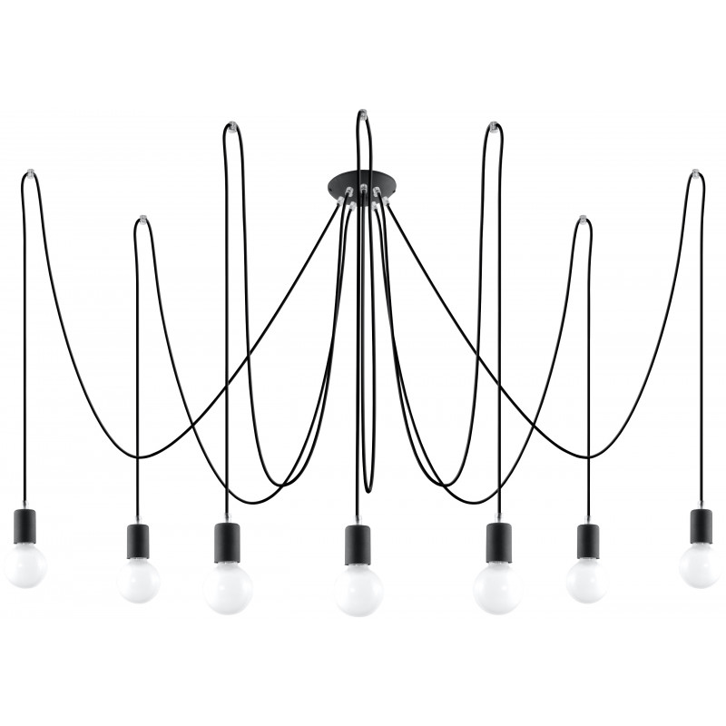 Pakabinamas šviestuvas EDISON 7 juodas - 1 - 131,51 € Pakabinamas šviestuvas EDISON 7 juodas - 1 - 131,51 €