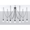 Pakabinamas šviestuvas EDISON 7 juodas - 2 - 131,51 €