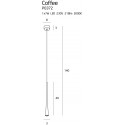 Pakabinamas šviestuvas COFFEE BLACK mažas - 4 - 60,23 €