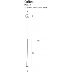 Pakabinamas šviestuvas COFFEE BLACK didelis - 4 - 63,72 €