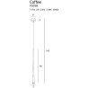Pakabinamas šviestuvas COFFEE didelis - 5 - 69,54 €