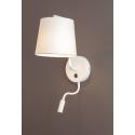 Sieninis šviestuvas CHICAGO LED baltas su baltu gaubtu - 2 - 88,60 €