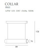 Pakabinamas šviestuvas COLLAR GOLD - 4 - 553,47 €