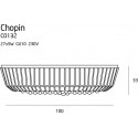 Plafonas CHOPIN Ø 100 cm - 5 - 1 271,13 €