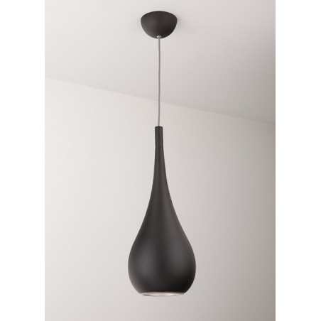 Pakabinamas šviestuvas DROP juodas - 2 - 109,76 €