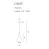 Pakabinamas šviestuvas DROP juodas - 5 - 109,76 €