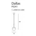 Pakabinamas šviestuvas DALLAS I - 2 - 114,19 €