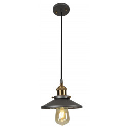 Pakabinamas šviestuvas HAGA žalvario su juoda - 1 - 78,60 €